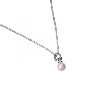 Jemný náhrdelník s malou perličkou 2