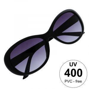 Černé brýle s fialovými skly