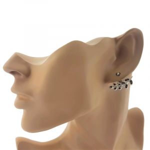 Náušnice pod ucho s lístečky