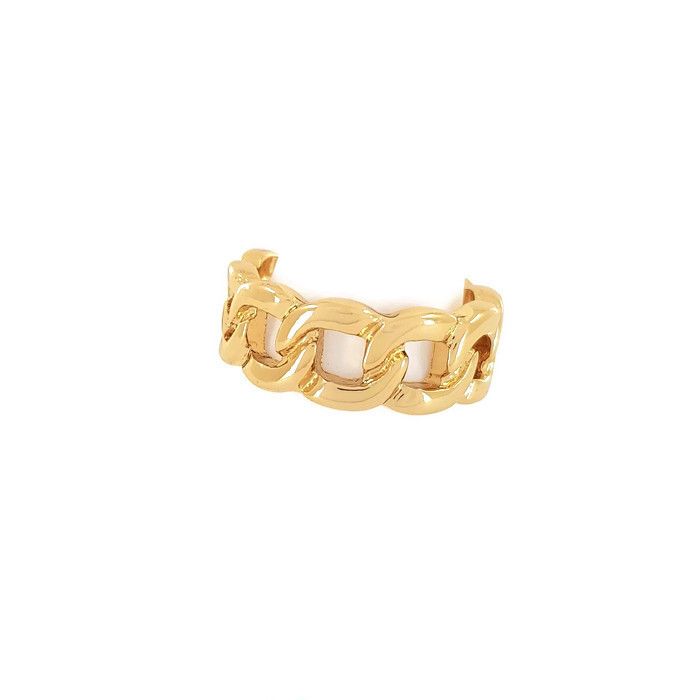 Proplétaný prsten zlaté barvy