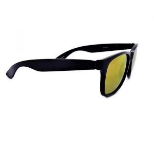 Sluneční brýle unisex - černá barva a zrcadlové skla GIIL