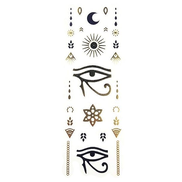 Zlatavé tetovačky: egyptské oko